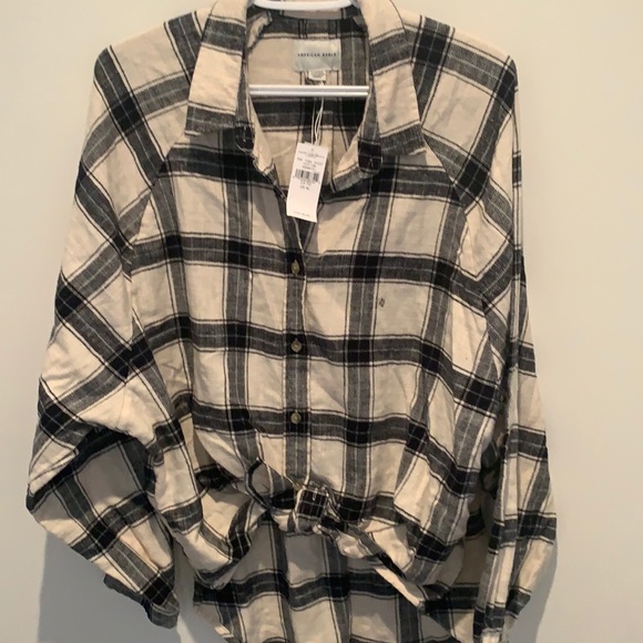 American Eagle Outfitters Tops - NWT size XL flannel shirt
